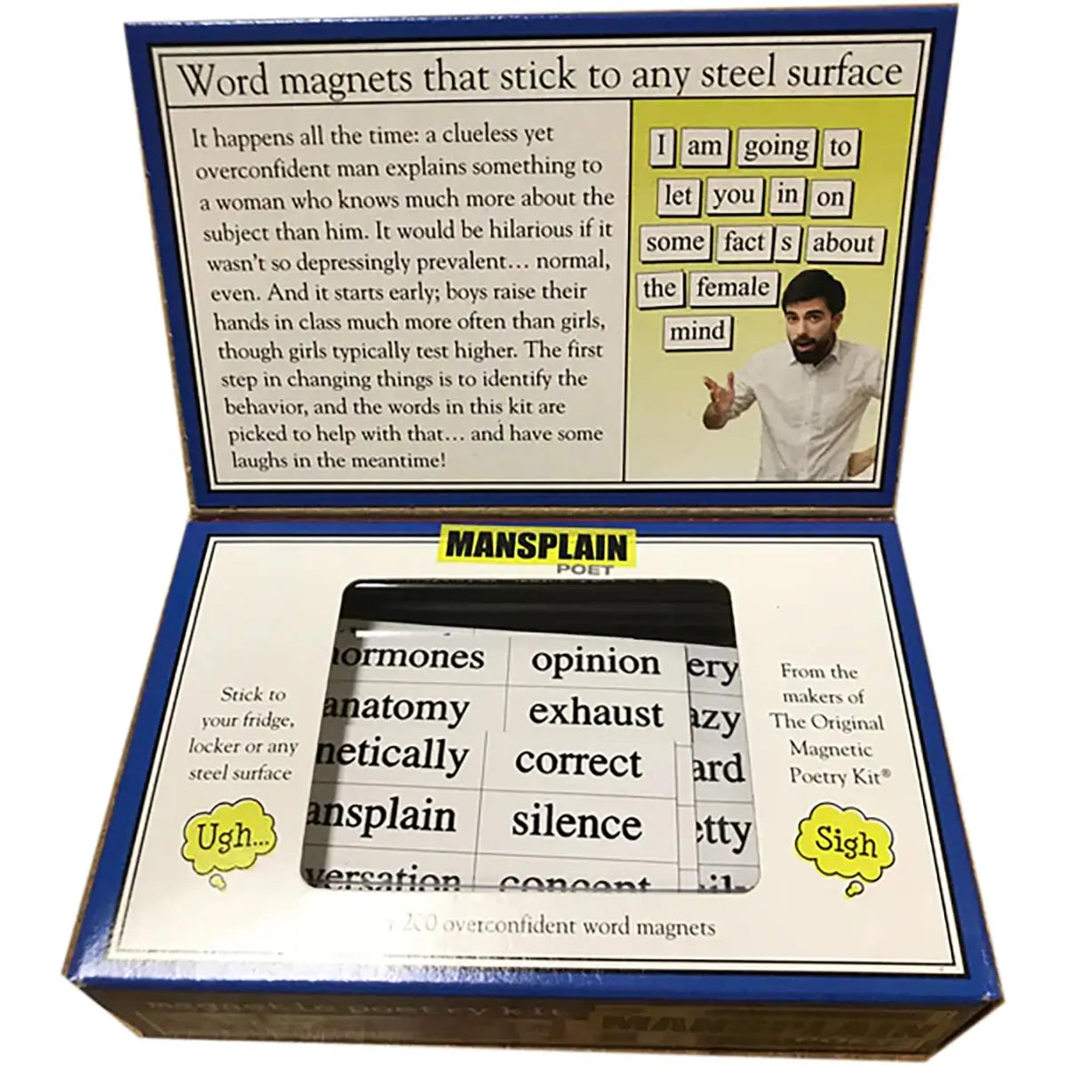 Magnetic Poetry Kit: Mansplain Edition Magnetic Poetry