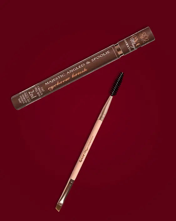 Majestic Angled and Spoolie Eyebrow Brush 4EVER MAGIC COSMETICS