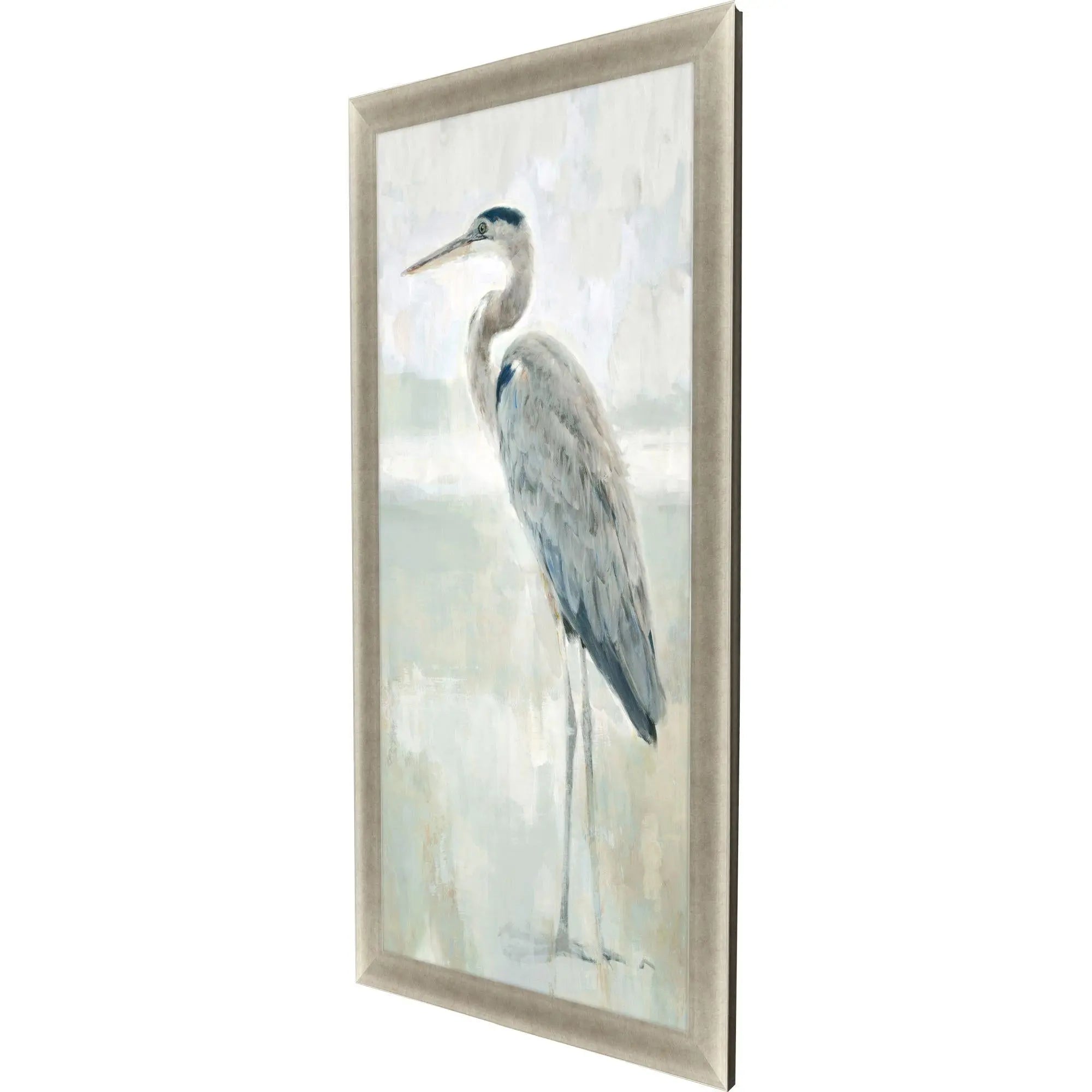 Majestic Blue Heron II Gold Framed Wall Art Homeroots Home Decor