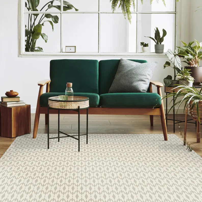 Malay' Ikat Non-Slip Indoor/Outdoor Rug SBC-LTD