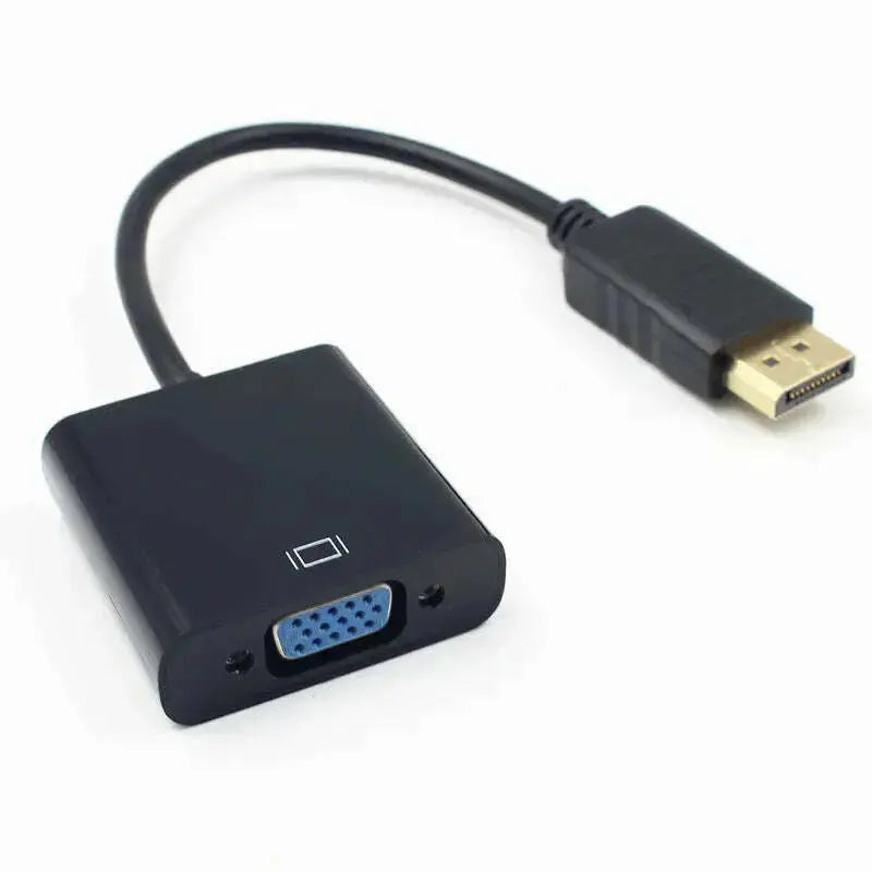 Male-Display-Port-DP-to-VGA-Female-Adapter-Cable-Converter-For-Projector-DTV-TV-HDVD-Player-1080P-GreatEagleInc-334224798