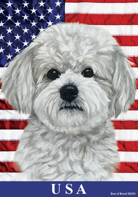 Maltipoo - Best of Breed All-American II Outdoor Flag Best of Breed