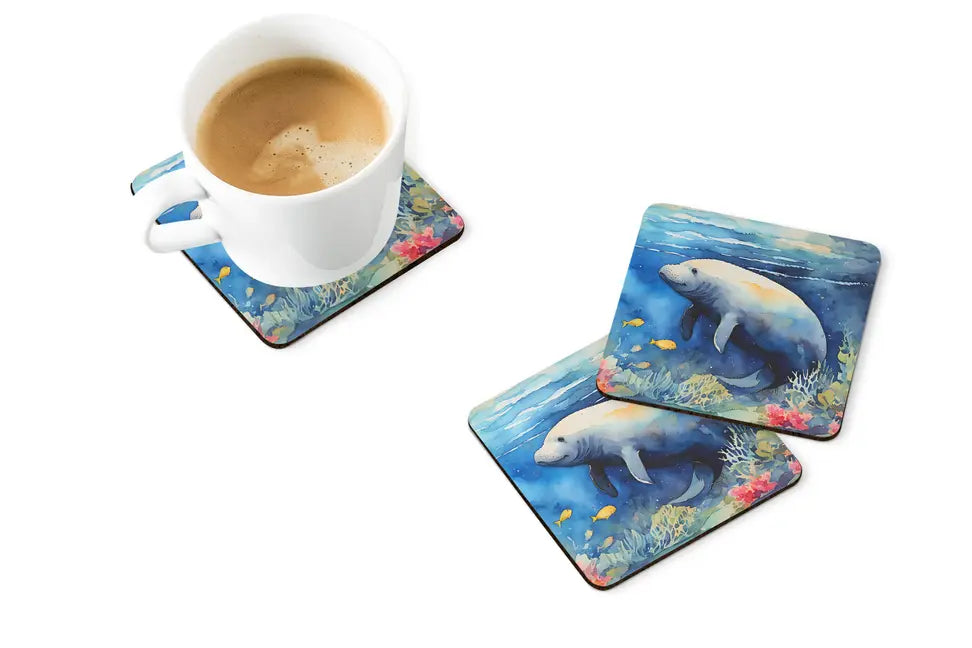 Manatee Pair of Pot Holders Caroline's Treasures