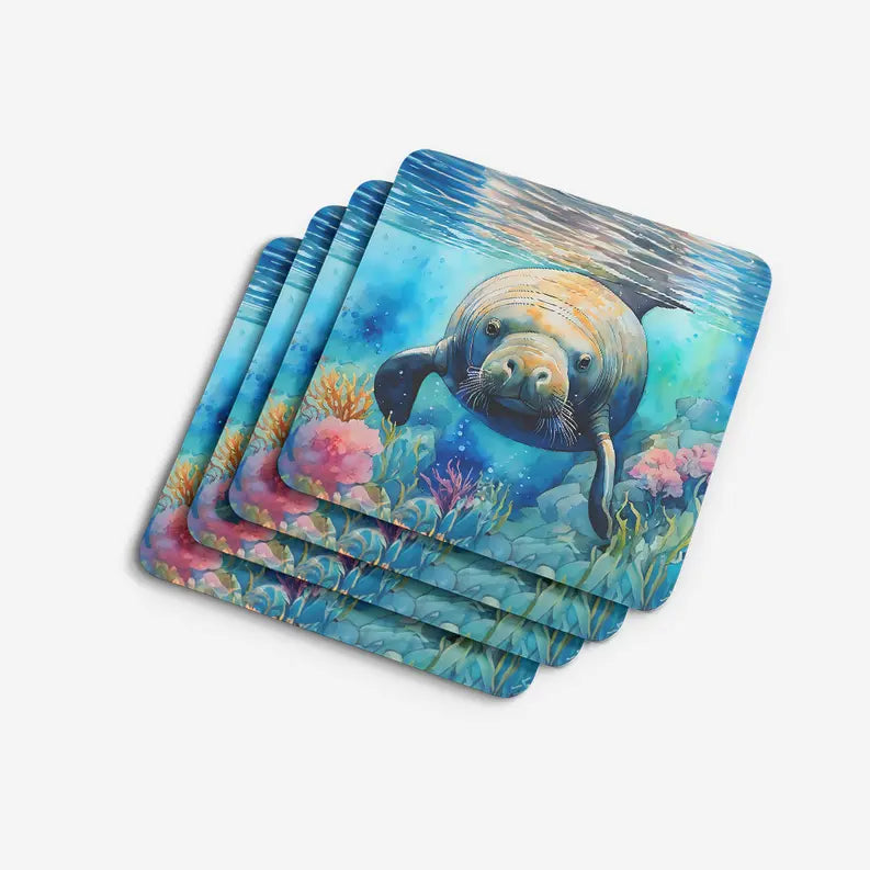 Manatee Pair of Pot Holders Caroline's Treasures