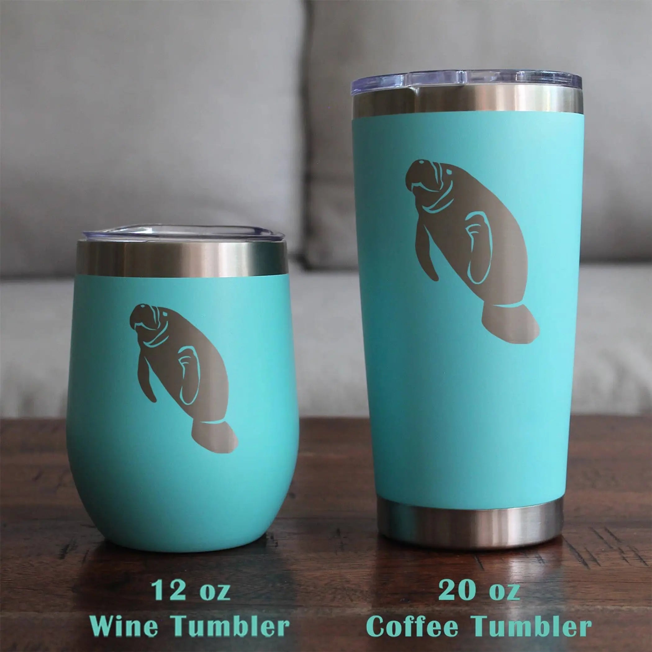 Manatee Pint Glass for Beer - Manatees Gifts and Decor Bevvee