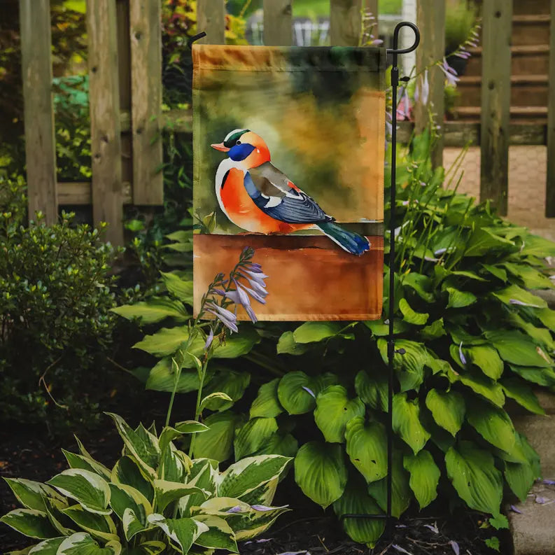 Mandarin Duck Garden Flag Caroline's Treasures