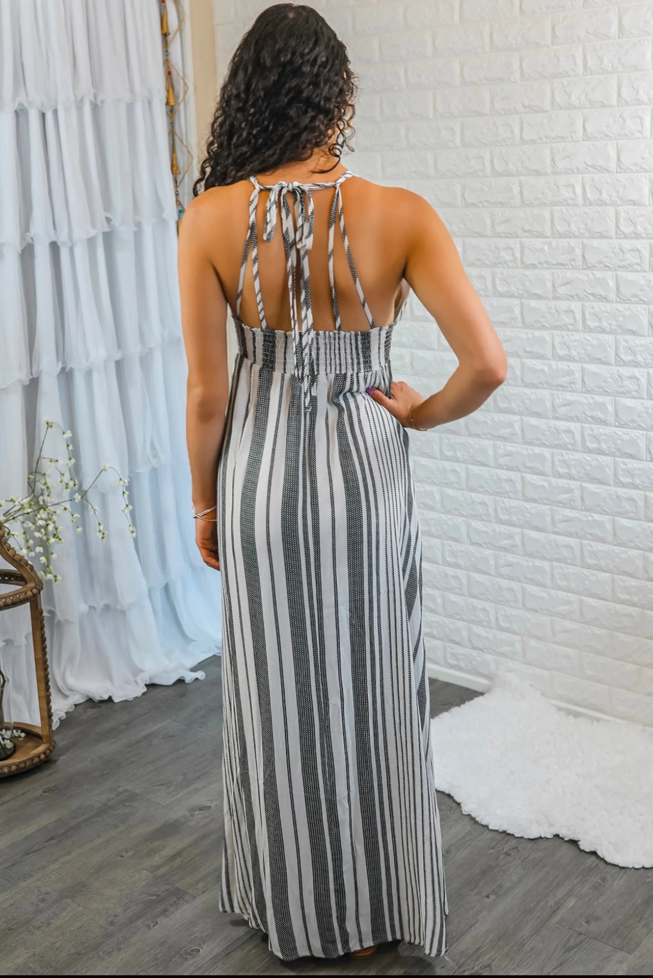 Mantana Maxi Dress with Side Slit SurelyMine