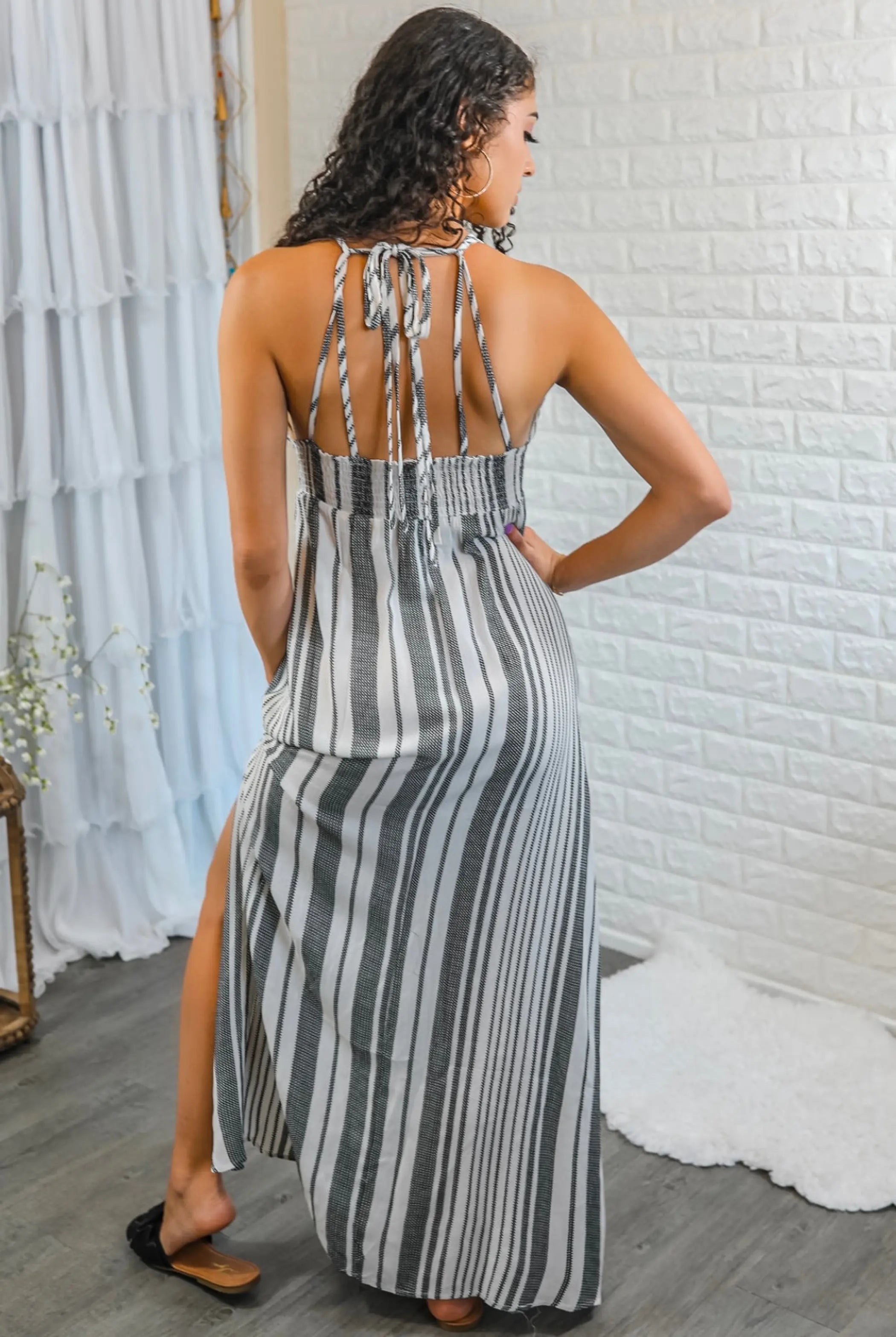 Mantana Maxi Dress with Side Slit SurelyMine