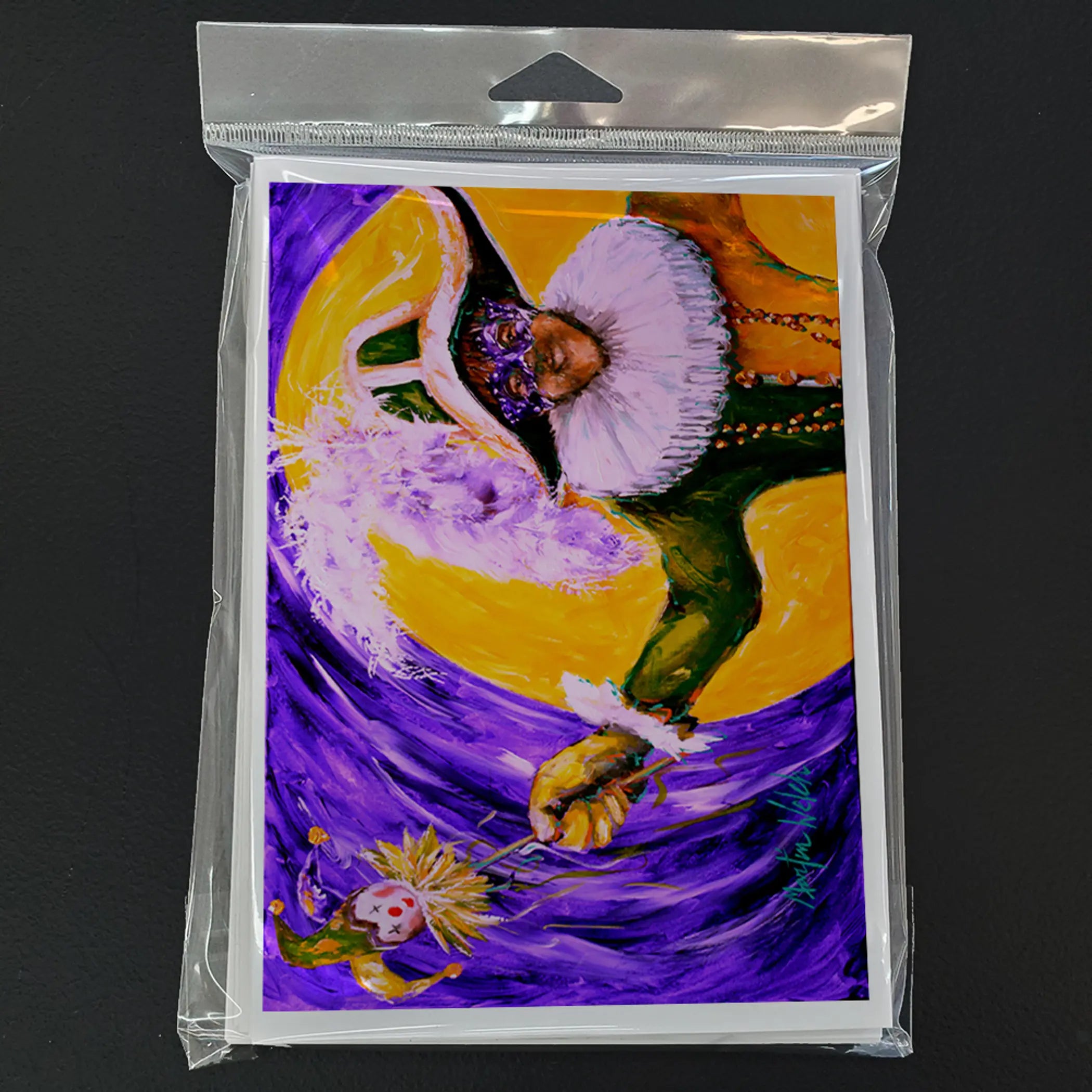 Mardi Gras Hey Mister Greeting Cards Pack of 8 Caroline's Treasures