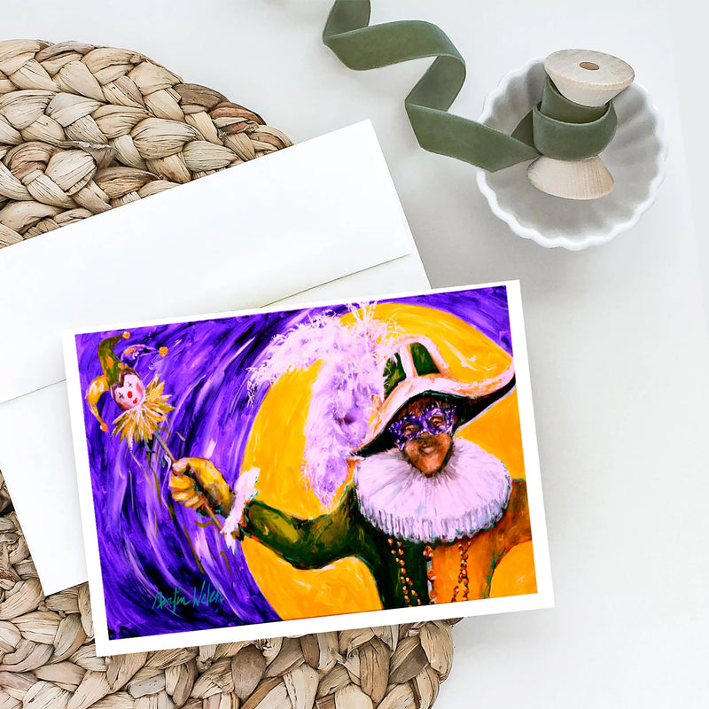 Mardi Gras Hey Mister Greeting Cards Pack of 8 Caroline's Treasures