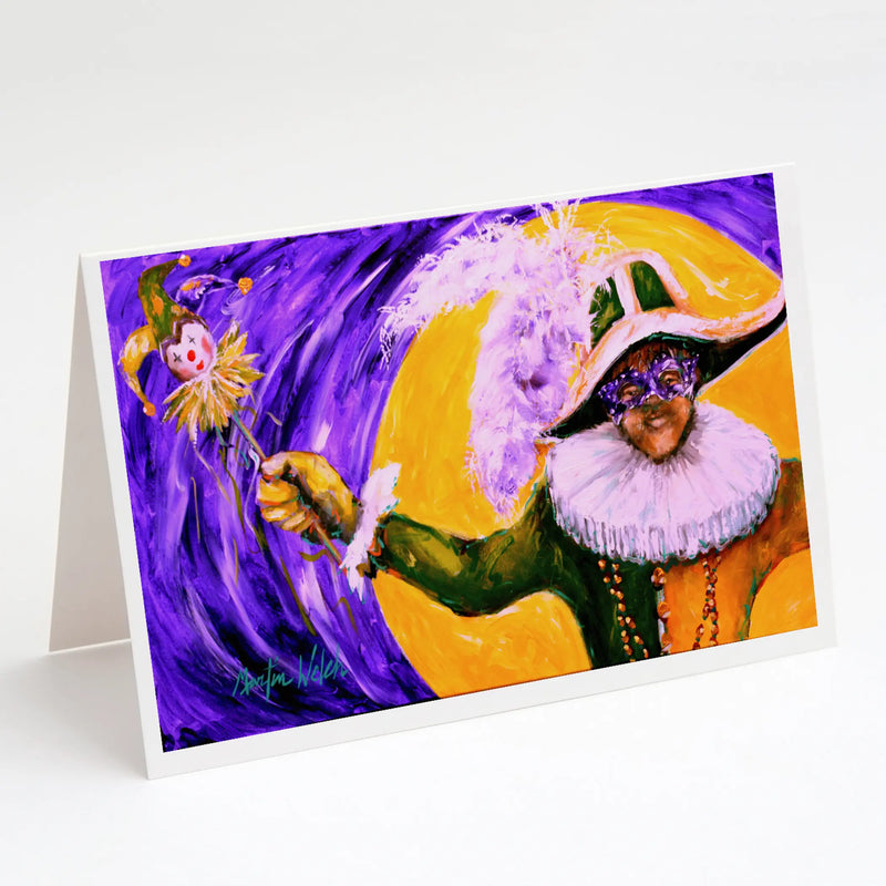 Mardi Gras Hey Mister Greeting Cards Pack of 8 Caroline's Treasures