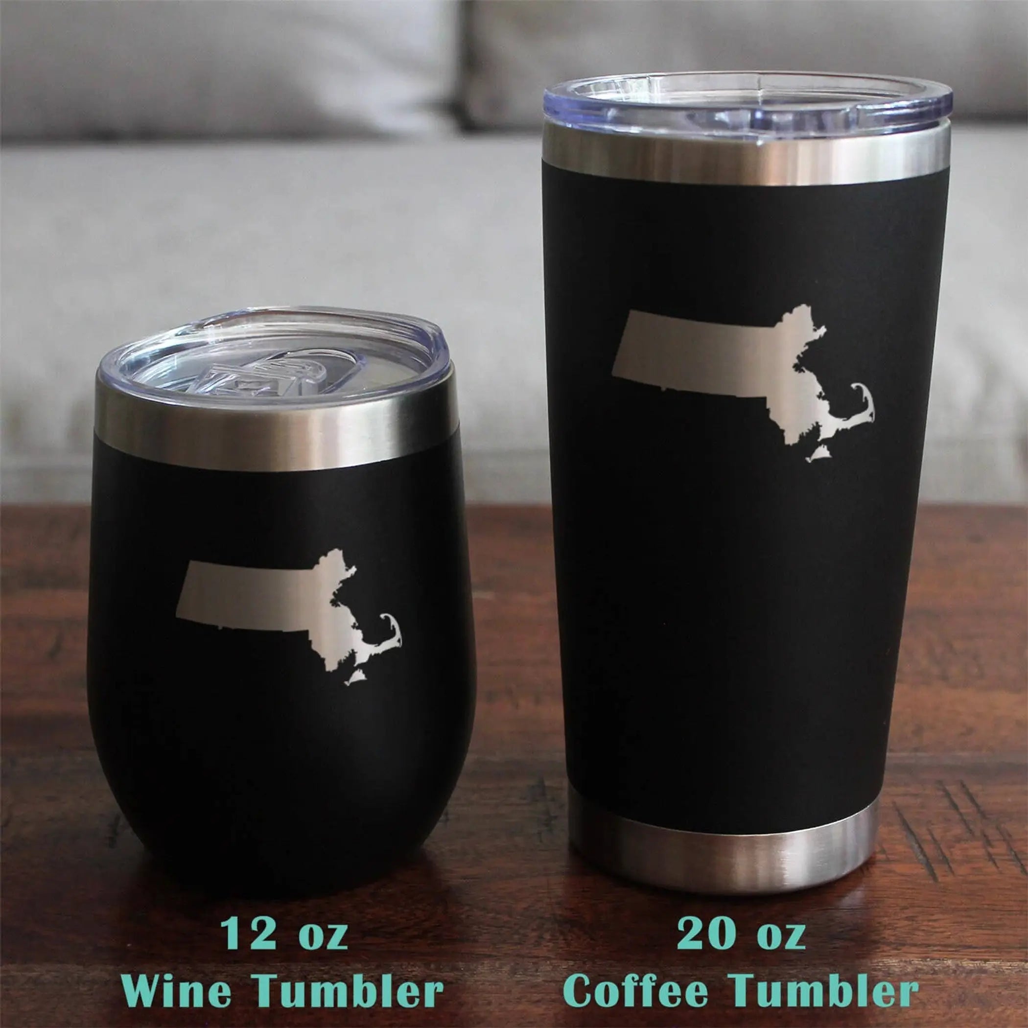 Massachusetts Whiskey Rocks Glass - Bay Staters Gifts Bevvee