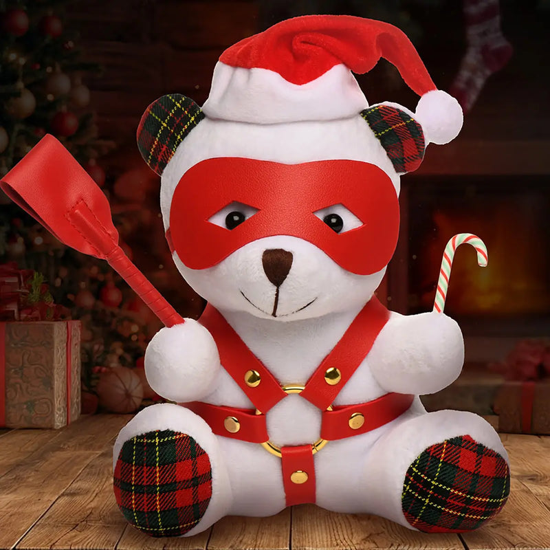Master Series Holiday Bondage Bear White XR Brands
