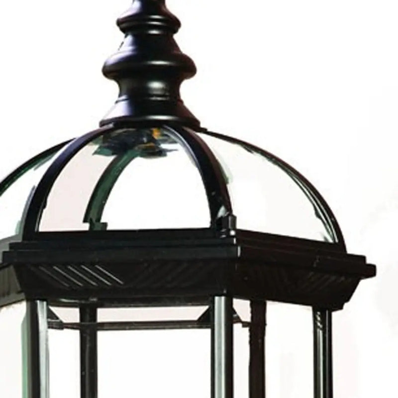 Matte Black Cylindrical Lantern Wall Light Homeroots Outdoor