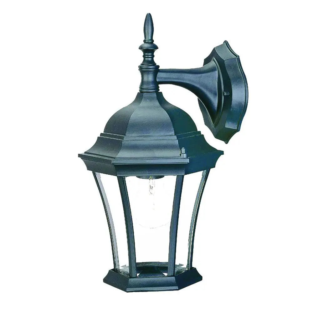 Matte Black Hanging Carousel Lantern Wall Light Homeroots Outdoor