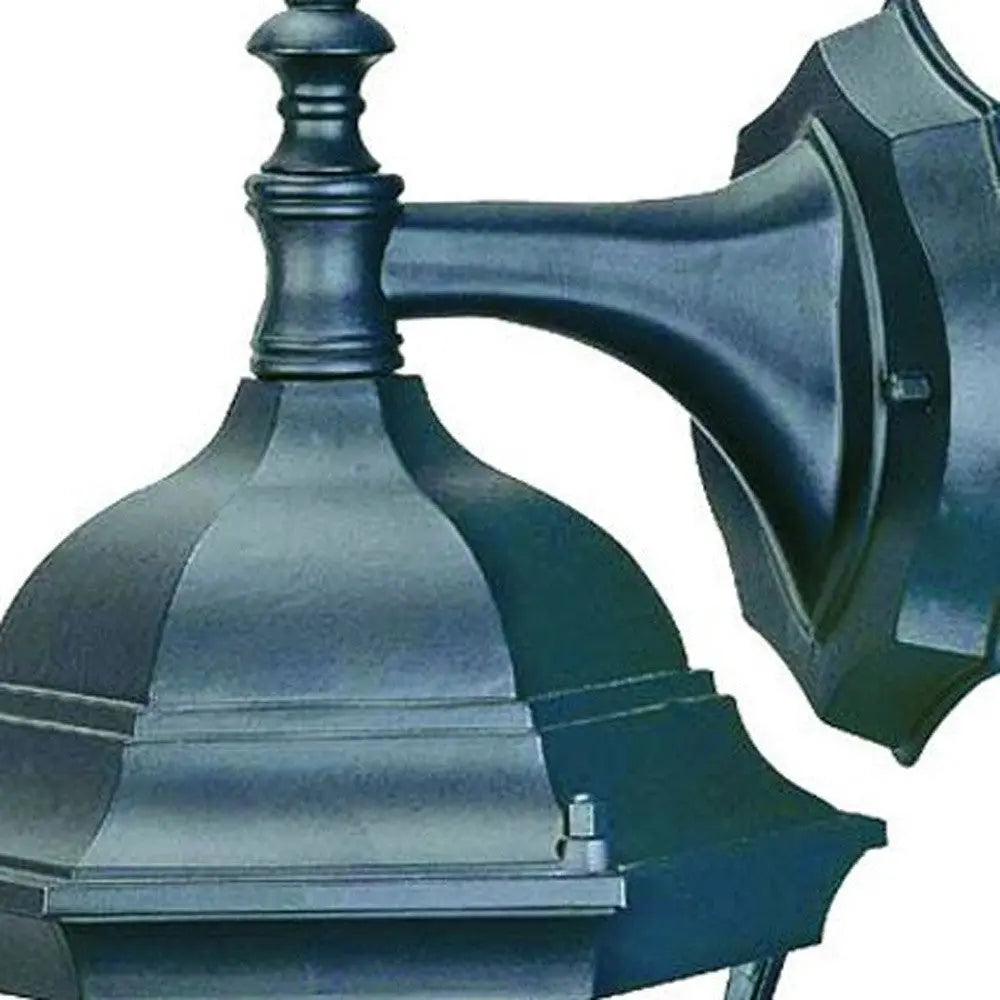 Matte Black Hanging Carousel Lantern Wall Light Homeroots Outdoor