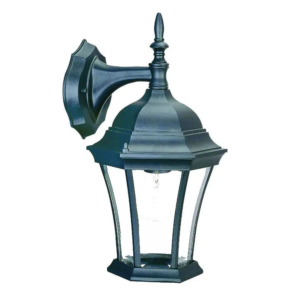 Matte Black Hanging Carousel Lantern Wall Light Homeroots Outdoor