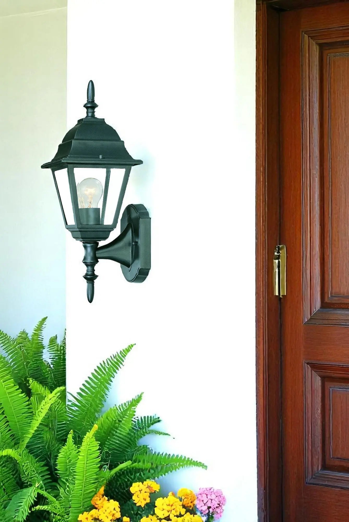 Matte Black Swing Arm Outdoor Wall Light Homeroots Outdoor