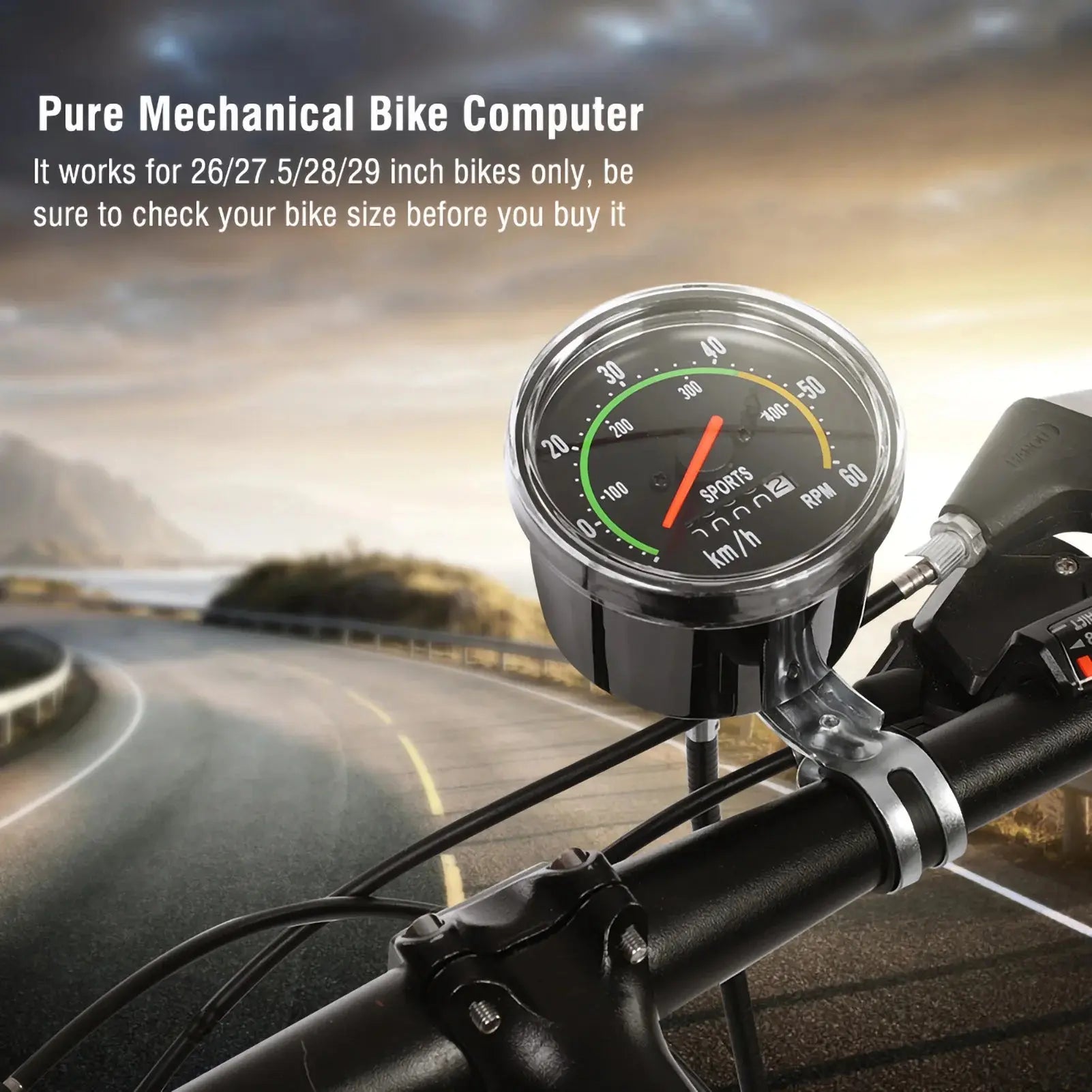 Mechanical  Computer Bike Speedometer Odometer Cycling Stopwatch Cyclocomputer  Computer Bike Computer GreatEagleInc