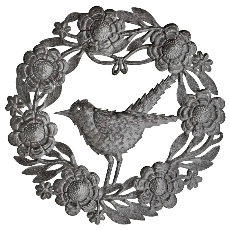 Medium Floral Bird Wreath Le Primitif Galleries