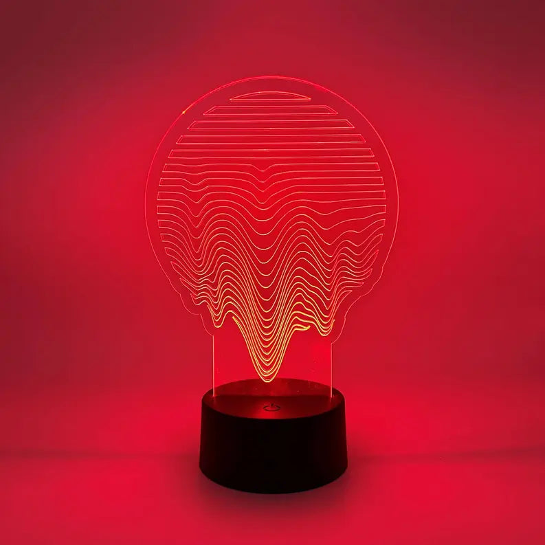 Melting Sun Cyber Punk LED Light | Novelty Multi-Color Lamp The 308 Collective