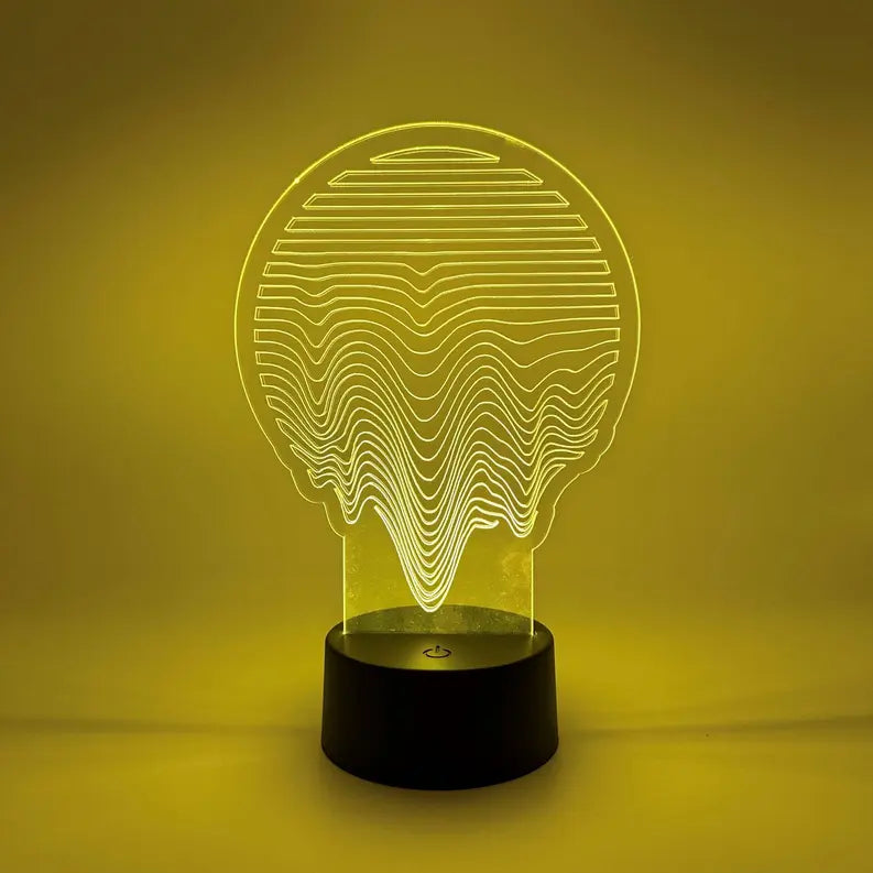 Melting Sun Cyber Punk LED Light | Novelty Multi-Color Lamp The 308 Collective