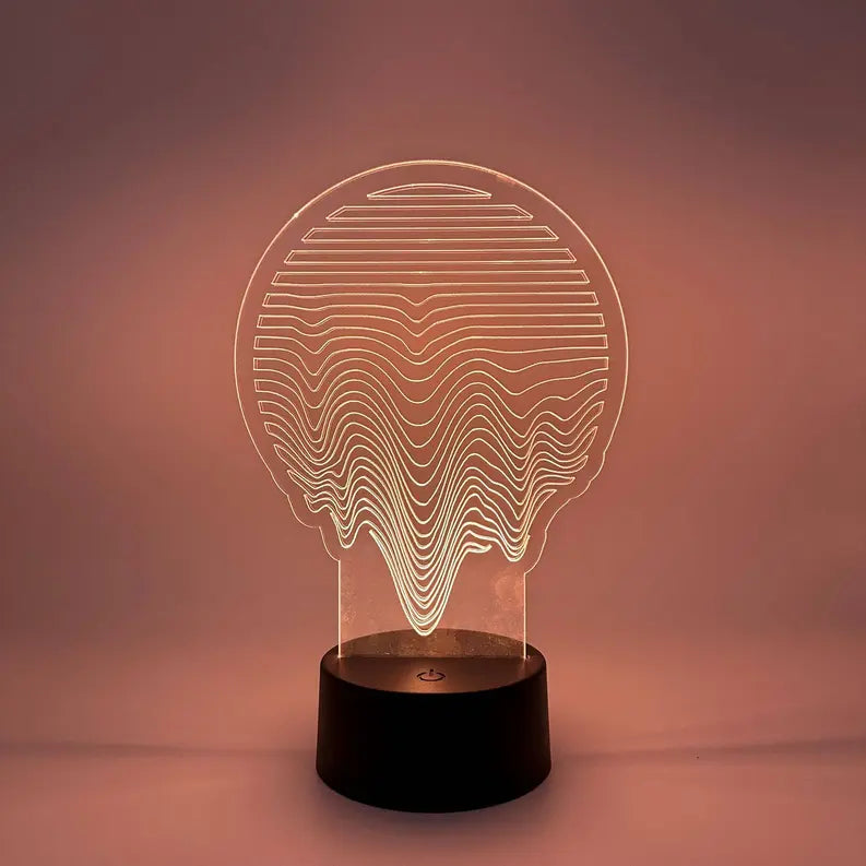 Melting Sun Cyber Punk LED Light | Novelty Multi-Color Lamp The 308 Collective