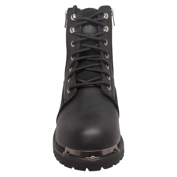 Men's 6" Reflective Double Zipper Biker RideTecs