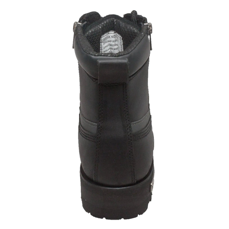 Men's 6" Reflective Double Zipper Biker RideTecs