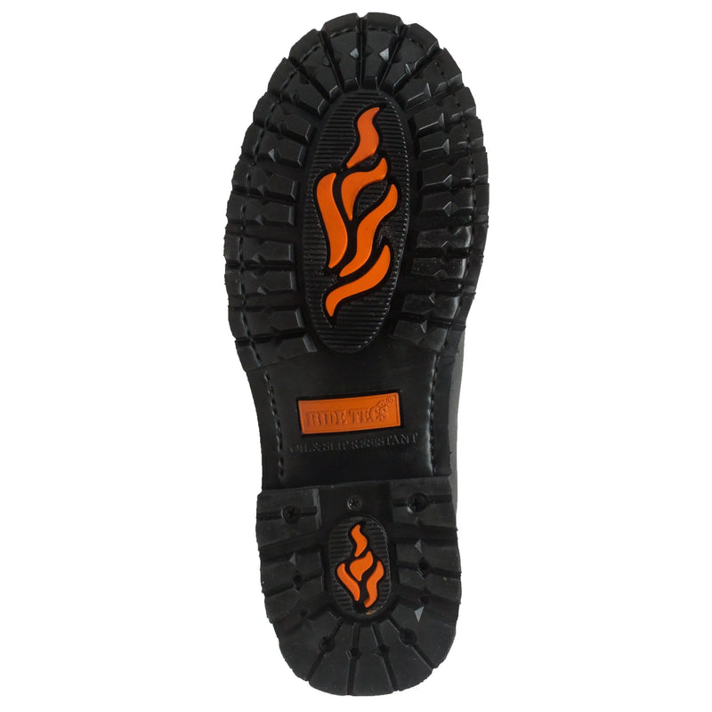 Men's 6" Reflective Double Zipper Biker RideTecs