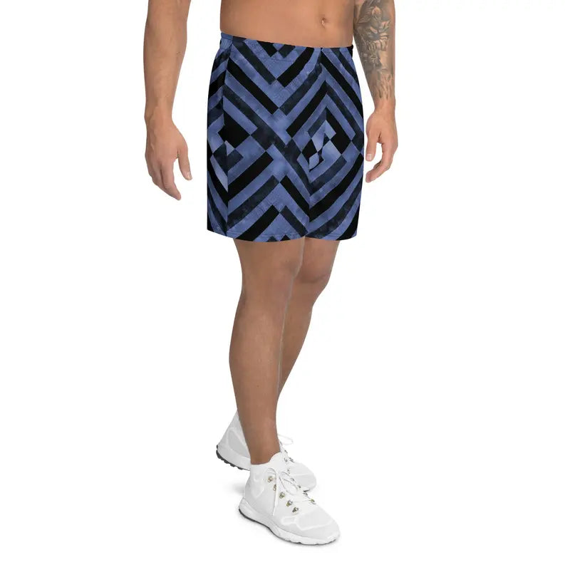 Men's Athletic Shorts in Indigo Adirelounge