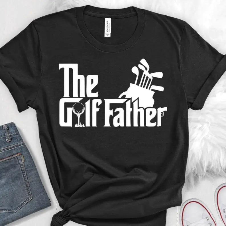 Men's Golf Father T-Shirt - Boys Printed Dream Team Designs