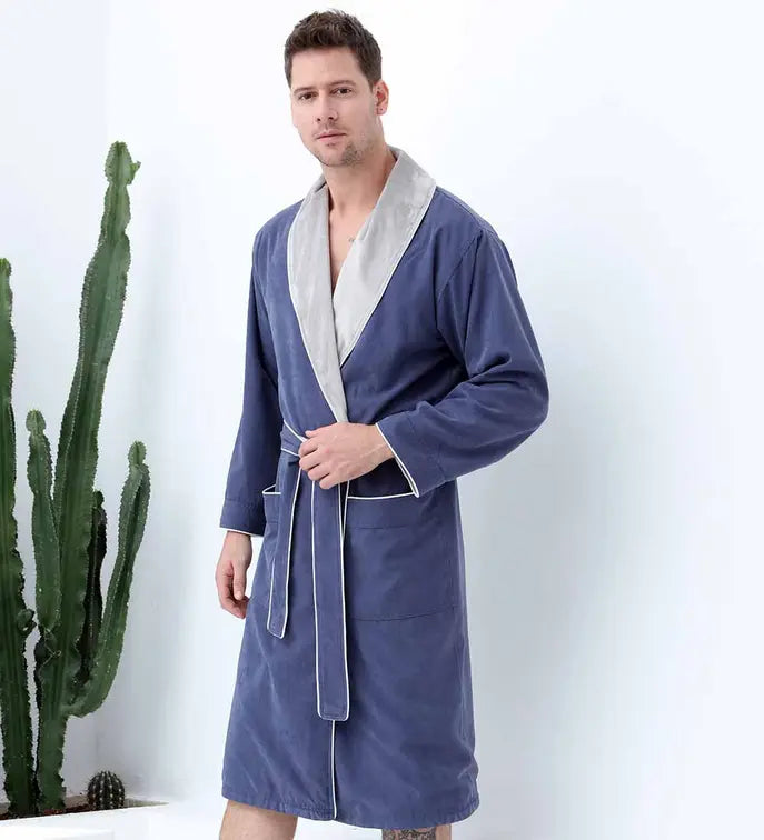 Men's Luxury Microfiber Spa Robe Seren