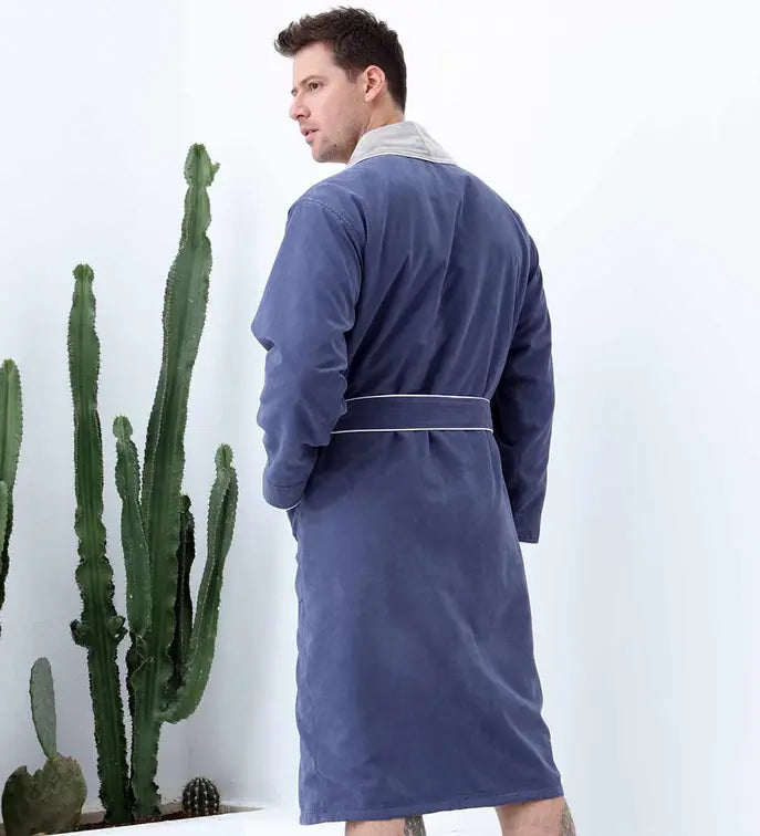 Men's Luxury Microfiber Spa Robe Seren