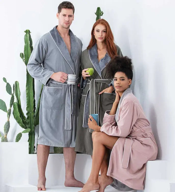 Men's Luxury Microfiber Spa Robe Seren
