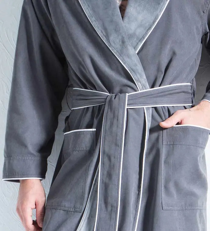 Men's Luxury Microfiber Spa Robe Seren