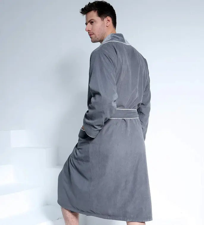 Men's Luxury Microfiber Spa Robe Seren