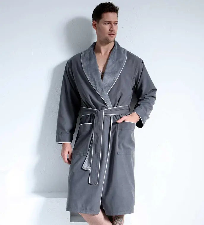 Men's Luxury Microfiber Spa Robe Seren