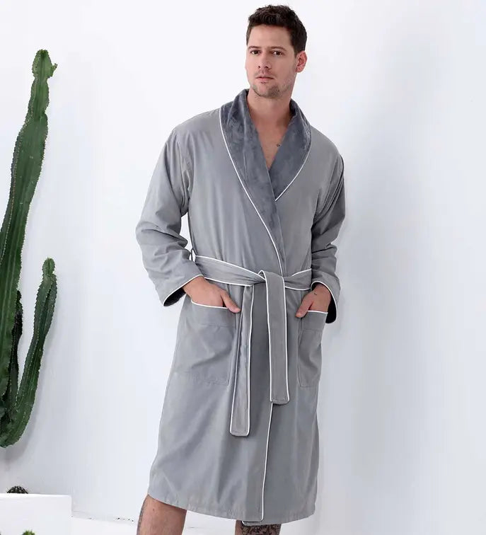 Men's Luxury Microfiber Spa Robe Seren