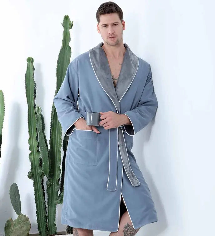 Men's Luxury Microfiber Spa Robe Seren