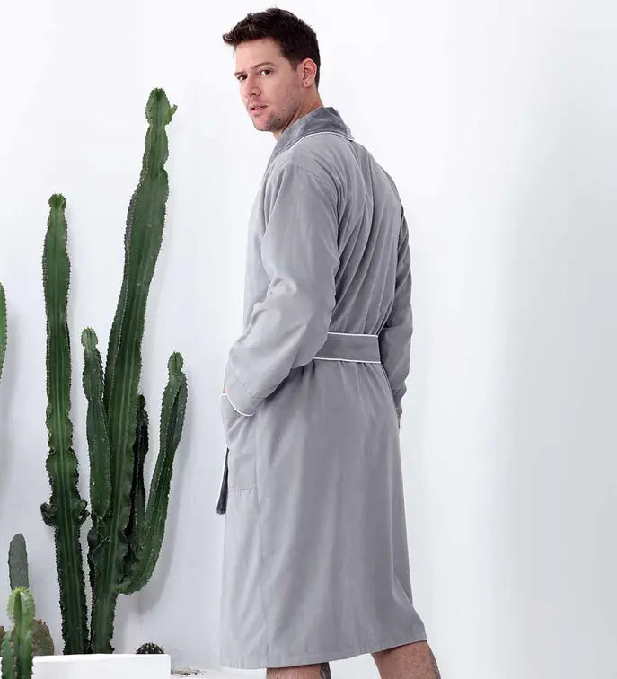 Men's Luxury Microfiber Spa Robe Seren