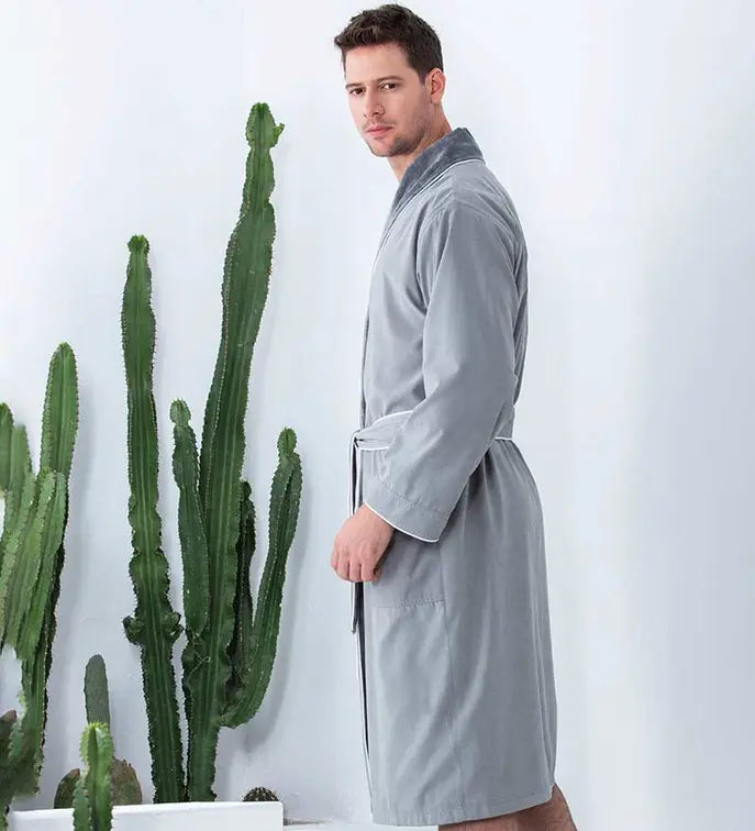Men's Luxury Microfiber Spa Robe Seren
