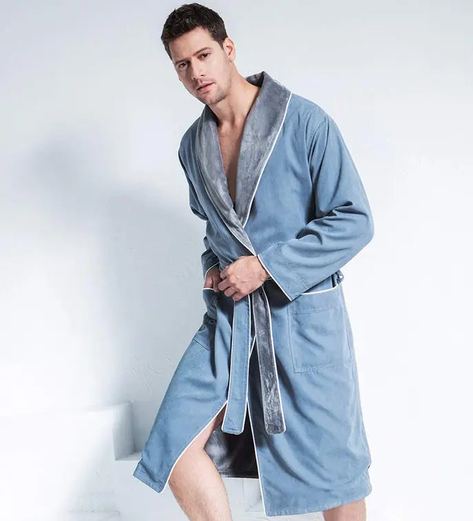 Men's Luxury Microfiber Spa Robe Seren