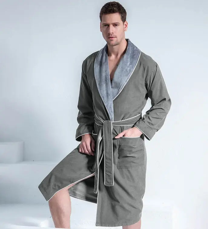 Men's Luxury Microfiber Spa Robe Seren