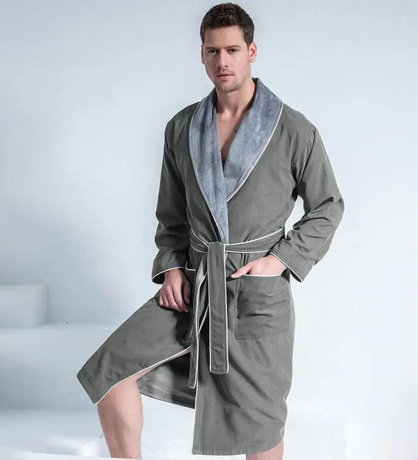 Men's Luxury Microfiber Spa Robe Seren