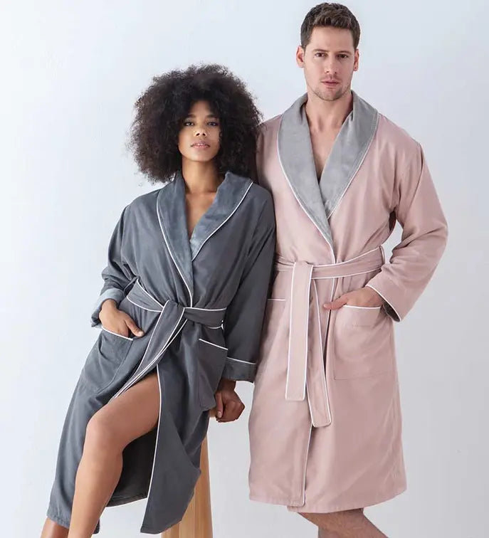 Men's Luxury Microfiber Spa Robe Seren