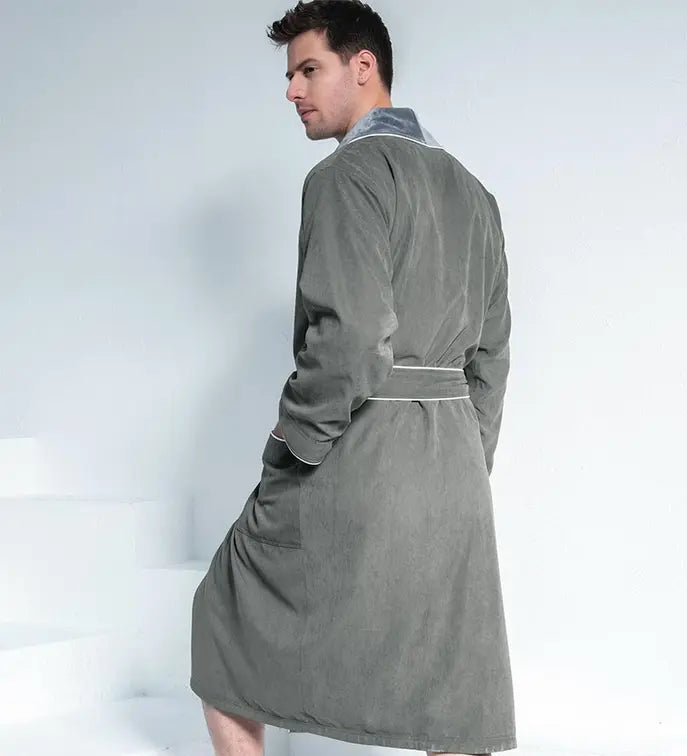 Men's Luxury Microfiber Spa Robe Seren