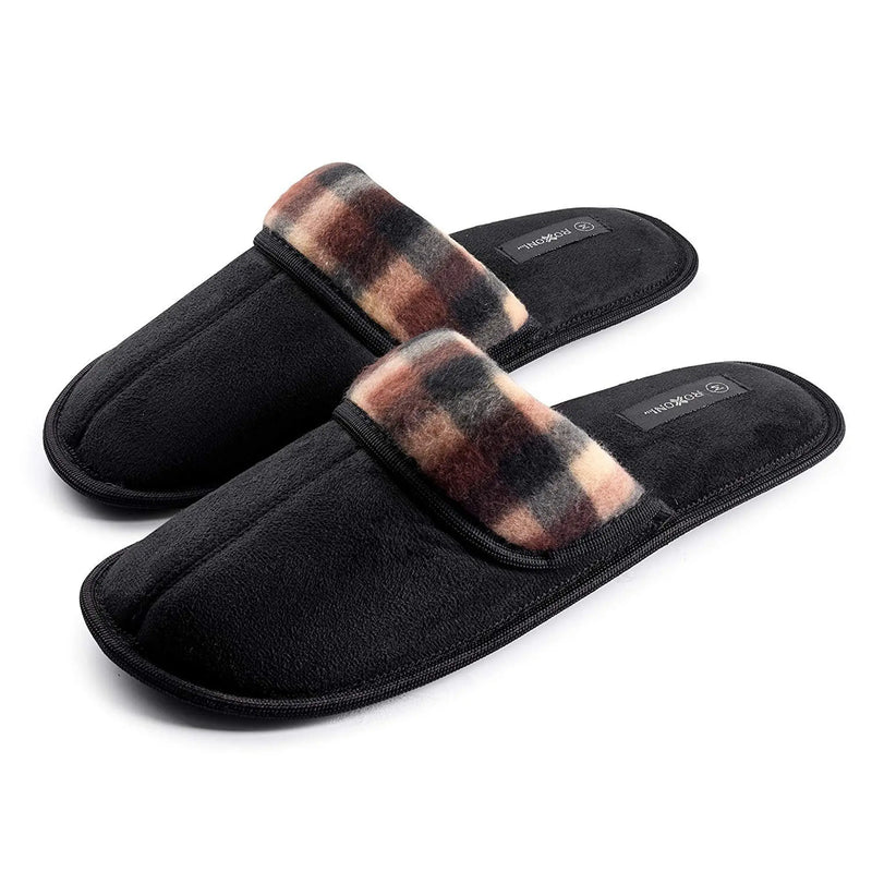 Men's Suede Scuff Classic Style House Slipper Roxoni