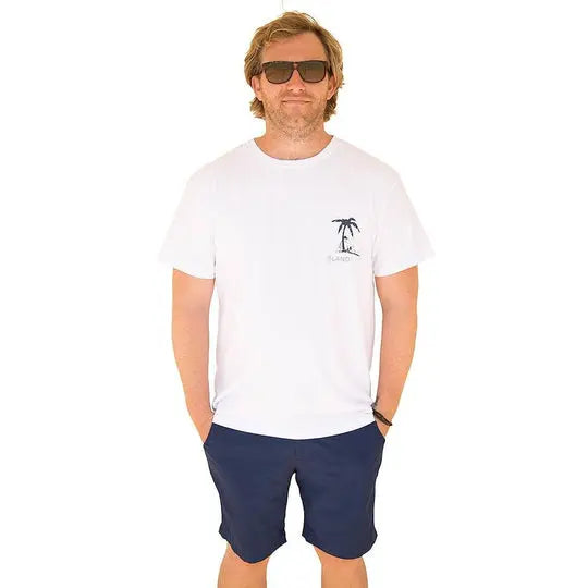 Men's Tiki Joe Chest T-shirt Island Bum