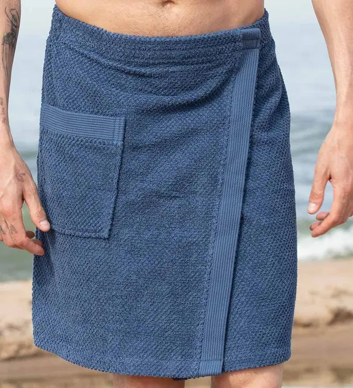 Men's Turkish Cotton Towel Wrap Seren